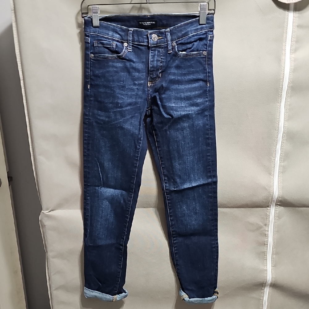 Banana Republic Dark Indigo Ankle Jeans